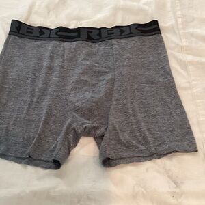 RBX Men's Heather Gray Boxer Briefs. G